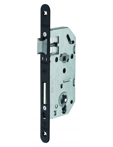 Cassa MONOMAX NF per cilindro europeo, asse 40 mm, frontale nero, senza incontro, conf. indivisibile 25 pz – THIRARD