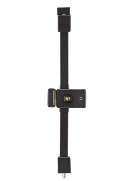 Serratura HORGA, marrone, CR Transit 2, con quadro maniglia, 140 x 88 mm, sinistra, 4 chiavi – THIRARD
