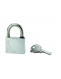 Lucchetto TYPE 1 50 mm, finitura cromata, arco in acciaio inox – THIRARD
