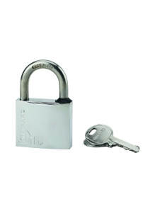 Lucchetto TYPE 1 45 mm, finitura cromata, arco in acciaio inox, 2 chiavi – THIRARD