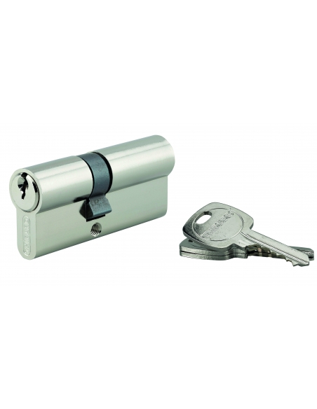 Cilindro europeo STD 30 x 40 mm, nichelato, 3 chiavi – THIRARD