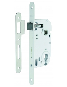 Cassa serratura asse 50 mm per cilindro europeo, spessore 10 mm, codice V/BR – THIRARD