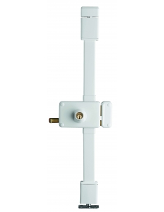 Serratura HORGA, bianca, CR HG5, a tirante, 140 x 88 mm, destra, 4 chiavi – THIRARD