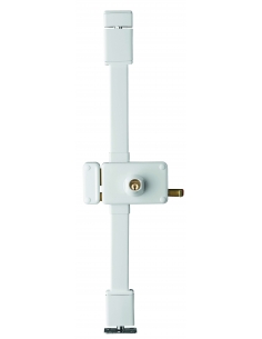 Serratura HORGA, bianca, CR HG5, a tirante, 140 x 88 mm, sinistra, 4 chiavi – THIRARD