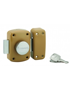 Chiavistello 2310 con pomolo e cilindro Ø 23 x 45 mm, 3 chiavi, confezione 002030 – THIRARD