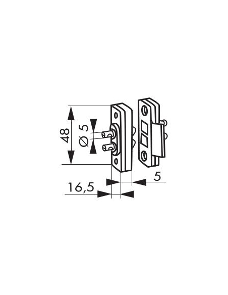 Contatti in nylon per serratura elettrica – THIRARD