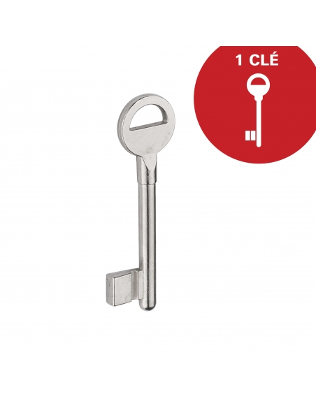 Serratura MONOMAX NF con catenaccio e scrocco, asse 50 mm, frontale inox, senza incontro, 1 chiave, conf. 25 pz – THIRARD