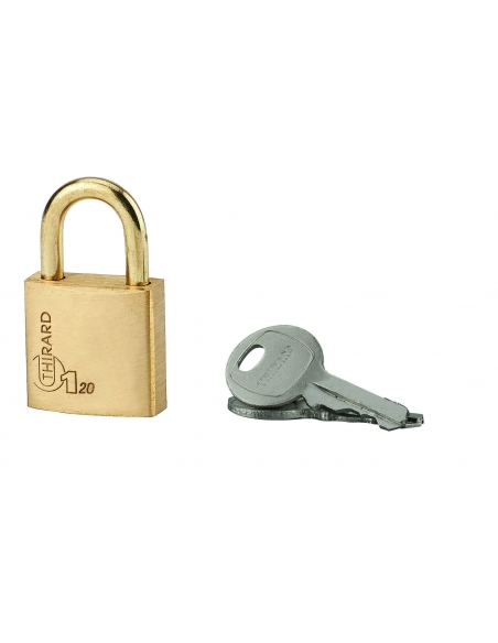Lucchetto in ottone 20 mm con arco in ottone – THIRARD