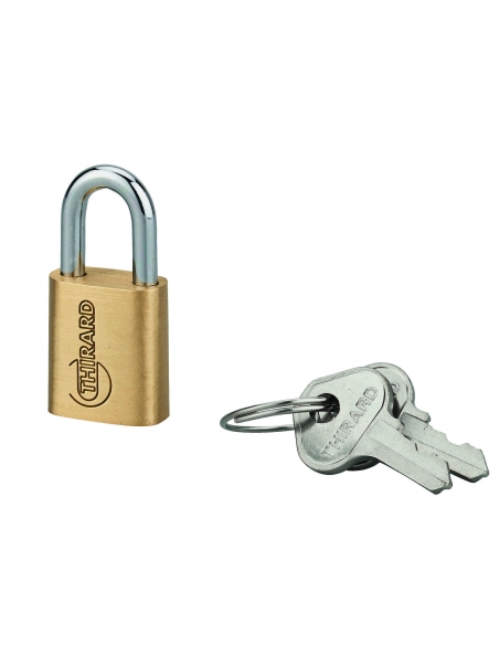 Lucchetto RUCK in ottone 15 mm, 2 chiavi – THIRARD