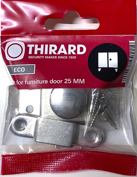 Vista aggiuntiva 2 di Chiavistello nichelato 25 mm – THIRARD