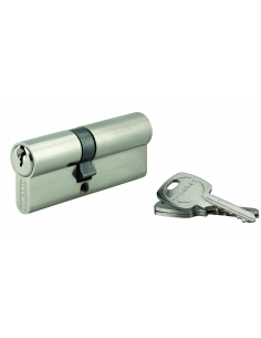 Cilindro europeo STD 35 x 45 mm, nichelato, 3 chiavi – THIRARD