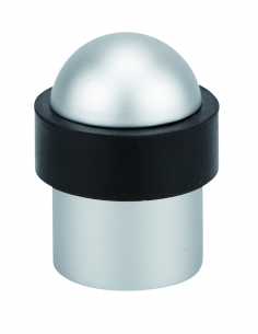 Fermaporta da pavimento Ø 30 mm, finitura argento F1 – THIRARD
