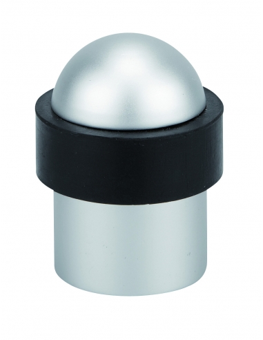 Fermaporta da pavimento Ø 30 mm, finitura argento F1 – THIRARD