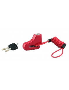 Antifurto per scooter Ø 5,5 mm con cavo, 2 chiavi a disco – THIRARD