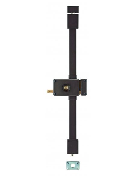 Serratura HORGA, marrone, CR Transit 2, a tirante, 140 x 88 mm, destra, 4 chiavi – THIRARD