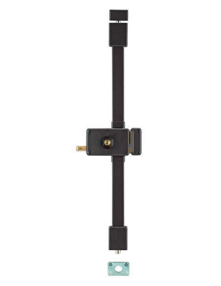Serratura HORGA, marrone, CR Transit 2, a tirante, 140 x 88 mm, destra, 4 chiavi – THIRARD