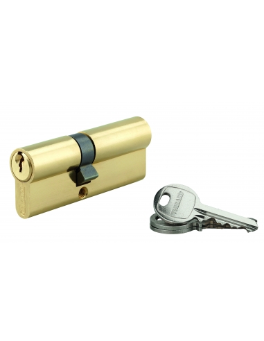 Cilindro europeo SA UNIKEY 35 x 45 mm in ottone, chiave uguale, 3 chiavi - THIRARD