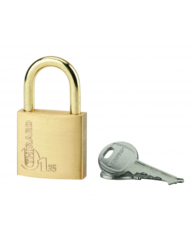 Lucchetto TYPE 1 35 mm, arco tipo L, 2 chiavi – THIRARD