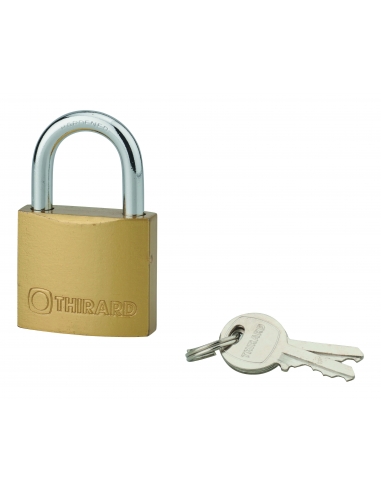 Lucchetto TYPE 1 arco in acciaio con 2 chiavi UNIKEY a chiave uguale THIRARD