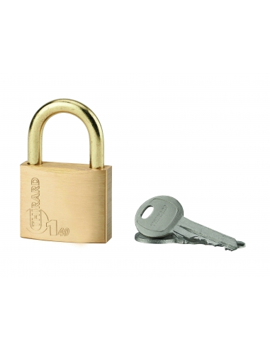 Lucchetto TYPE 1 arco lungo con 2 chiavi UNIKEY a chiave uguale THIRARD