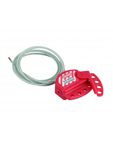 Cavo di blocco regolabile Ø 4 mm, lunghezza 1,80 m, per 4 lucchetti – THIRARD