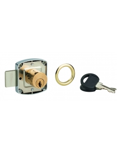 Serratura da applicare con cilindro lungo 20 mm, 2 chiavi – THIRARD