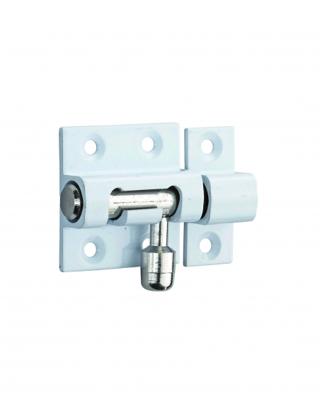 Chiavistello in ottone verniciato bianco 30 mm – THIRARD