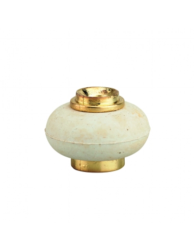 Fermaporta in ottone con anello in gomma Ø 30 mm – THIRARD