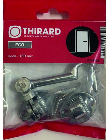 Vista aggiuntiva 1 di Gancio cromato 100 mm – THIRARD