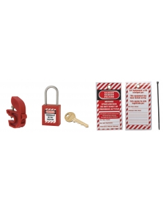 Kit manutenzione elettrica n. 5 con lucchetto ad arco inox – THIRARD