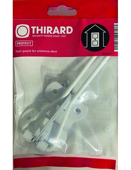 Vista aggiuntiva 1 di Limitatore di apertura per porta, bianco – THIRARD
