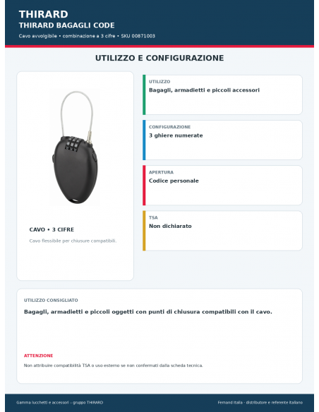 CAVO AVVOLGIBILE: utilizzo e configurazione – THIRARD