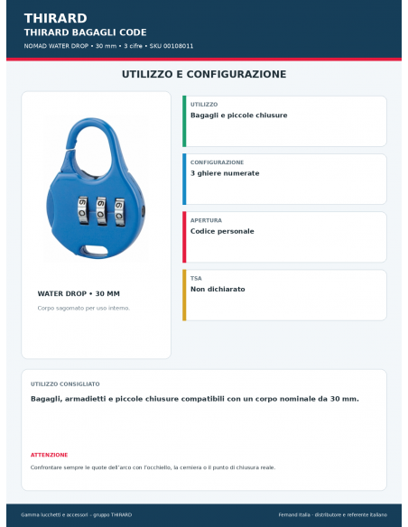 NOMAD WATER DROP: utilizzo e configurazione – THIRARD