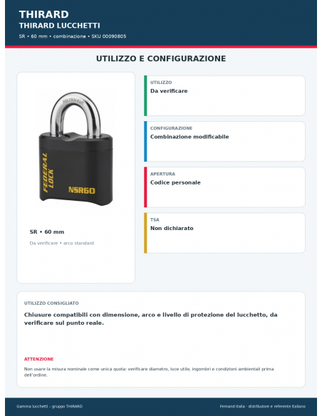 SR: utilizzo e configurazione – THIRARD