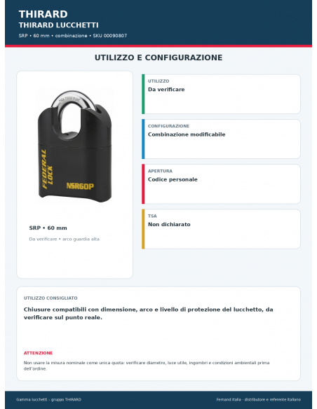 SRP: utilizzo e configurazione – THIRARD