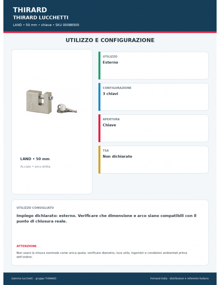 LAND: utilizzo e configurazione – THIRARD