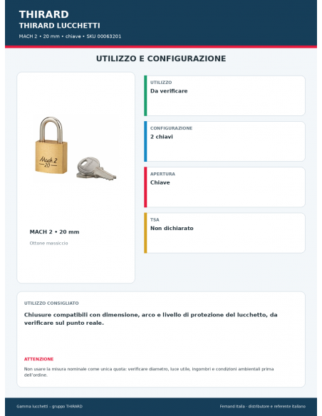 MACH 2: utilizzo e configurazione – THIRARD