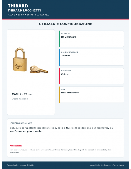 MACH 2: utilizzo e configurazione – THIRARD