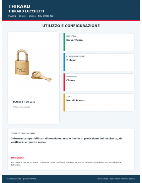 MACH 2: utilizzo e configurazione – THIRARD