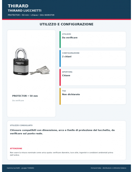 PROTECTOR: utilizzo e configurazione – THIRARD