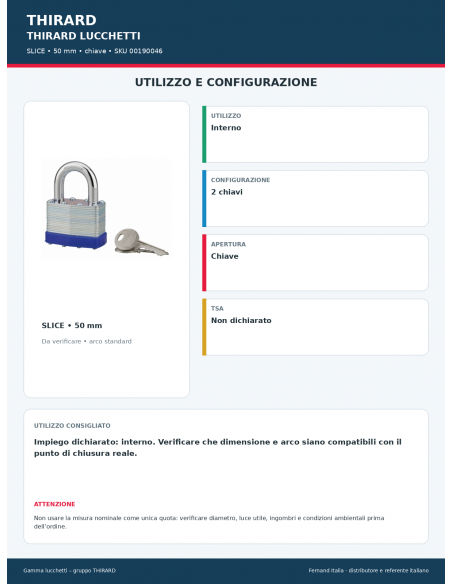 SLICE: utilizzo e configurazione – THIRARD
