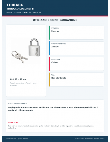 ALU SP: utilizzo e configurazione – THIRARD