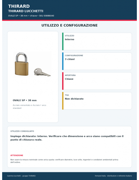 OVALE SP: utilizzo e configurazione – THIRARD