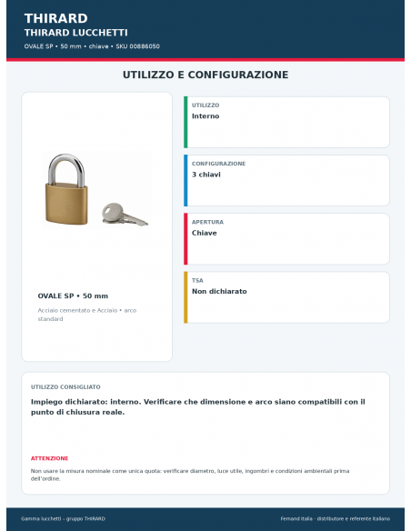 OVALE SP: utilizzo e configurazione – THIRARD