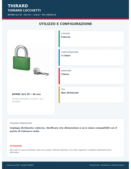 BOMBE ALU SP: utilizzo e configurazione – THIRARD