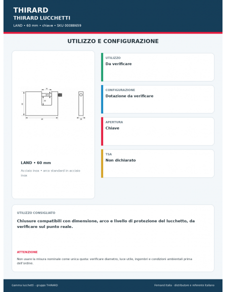LAND: utilizzo e configurazione – THIRARD