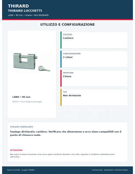 LAND: utilizzo e configurazione – THIRARD