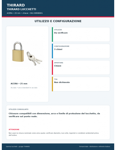 ACERA: utilizzo e configurazione – THIRARD