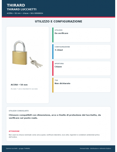 ACERA: utilizzo e configurazione – THIRARD