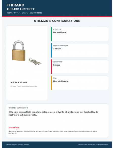 ACERA: utilizzo e configurazione – THIRARD